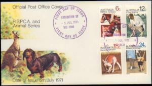 Australia, Worldwide First Day Cover, Dogs, Cats, Animals