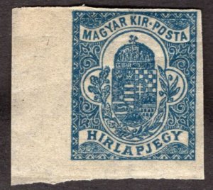 1920, Hungary Hirlapjegy,  MNH, Sc P9