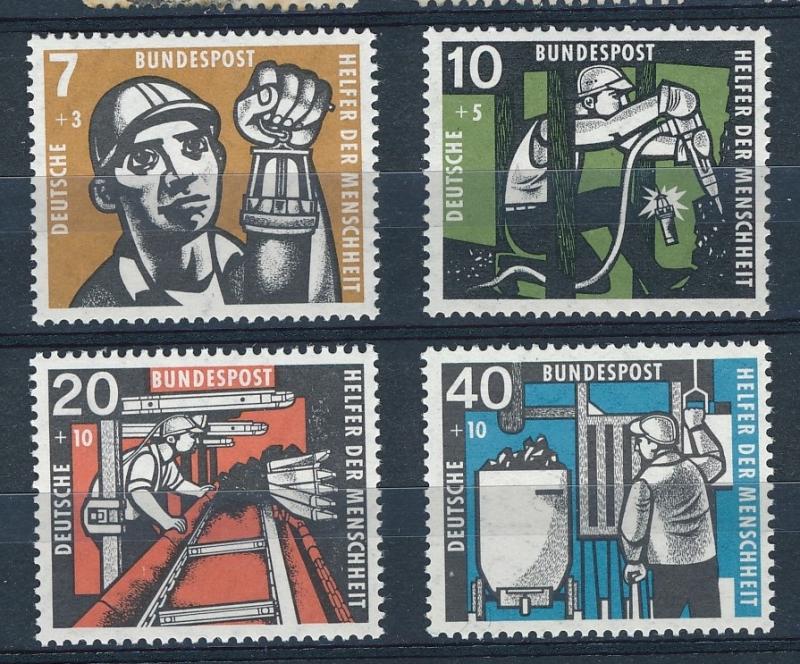 Germany - Young Miner Complete Set MNH B356-59 $20