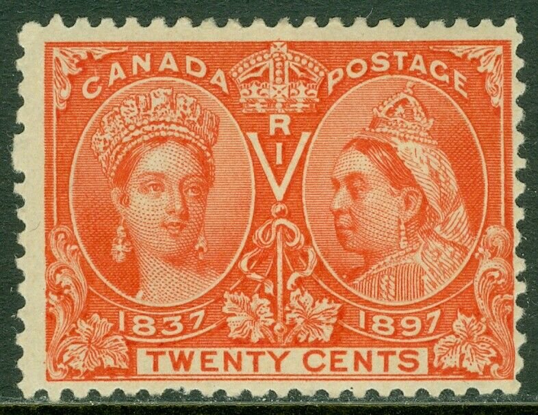 EDW1949SELL : CANADA 1897 Scott #59 Mint Original Gum. Fresh color. Catalog $275