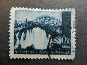 A4P24F163 Croatia 1941-43 50b Used-