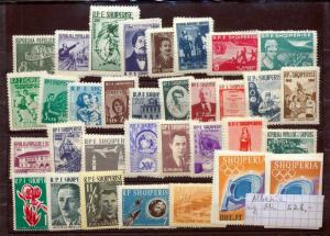 ALBANIA 1960s MNH Sets Sheets Space Flowers Olympics (Appx 150)KM 842