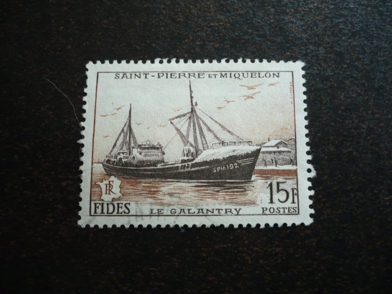 Stamps - St. Pierre & Miquelon - Scott# 350 - Mint Hinged Set of 1 Stramp