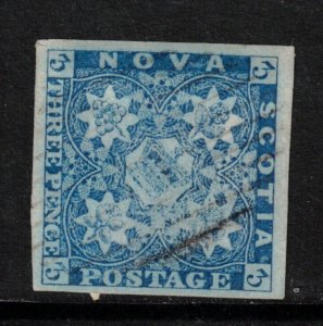 Nova Scotia #2b Very Fine+ Used - Pale Blue Shade