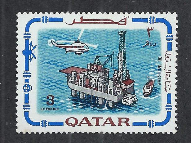 QATAR SC# 180 FVF/MOG 1969