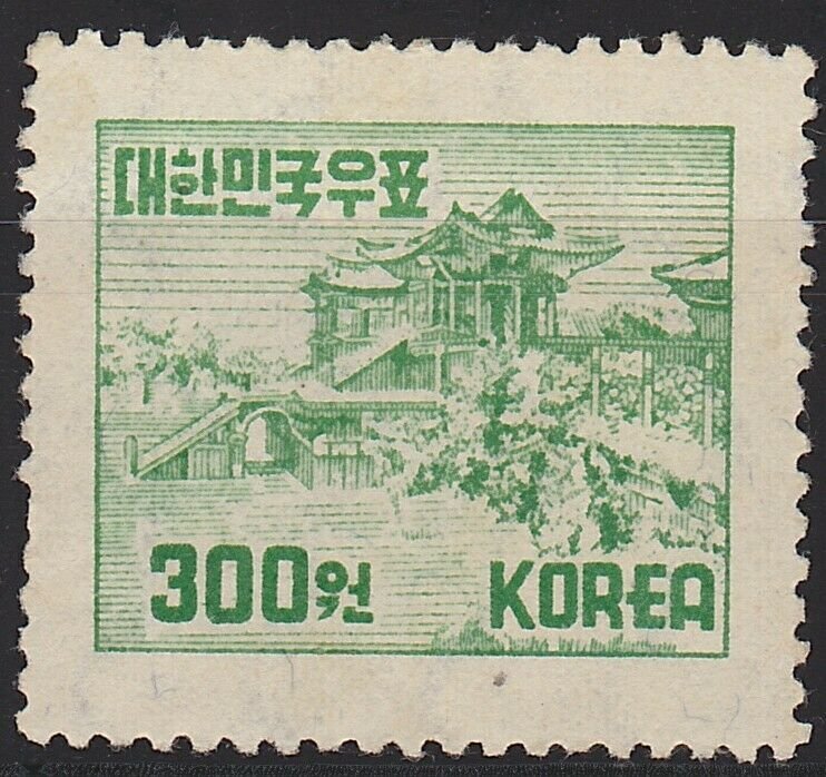 KOREA Scott# 184 Mint hinged, 1952, Wmk 257, tomb,shrine, temple