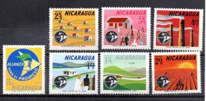 Nicaragua C540-C547 (no C545) MNH