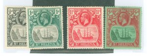 St. Helena #79-81/84 Unused Single