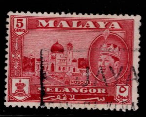 MALAYA-Selangor Scott 117 Used stamp