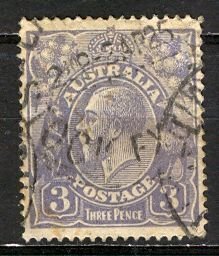 Australia; 1924: Sc. # 30:  Used Single Stamp