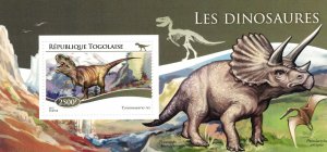 TOGO 2015 - Dinosaurs/complete set MNH (2 scans)