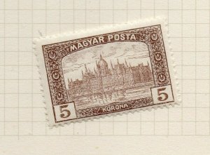 Hungary 1919-20 Early Issue Fine Mint Hinged 5K. NW-195936