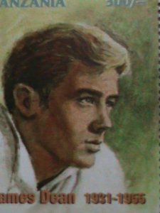 TANZANIA -1955 FAMOUS MOVIE STAR-JAME DEAN-PAINTINGS MNH FULL SHEET VERY FINE