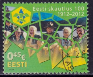 Estonia, 2012, Scouting 100th Anniversary, used++