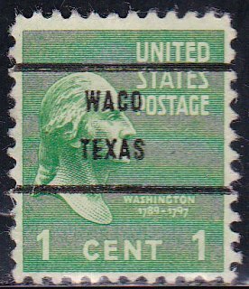 Precancel - Waco, TX PSS 804-71 - Bureau Issue