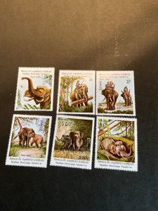 Stamps Laos Scott #355-60 nh