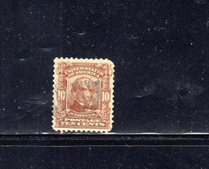 #307 190 10 CENT WEBSTER F-VF USED f