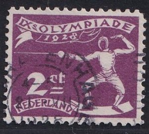 Netherlands  #B26  used  1928 Olympic Games 2 1/2c