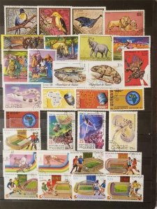 Guinea Africa Postage Stamp Lot Animals Soccer More Used z5959