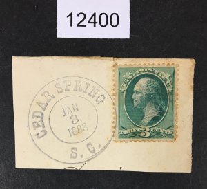 MOMEN: US STAMPS # 207 USED LOT #12400