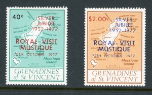 St. Vincent Grenadines 127-128 MNH 1977