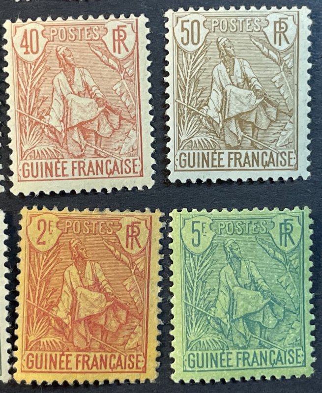 FRENCH GUINEA # 18-32-MINT/HINGED*---COMPLETE SET---1904