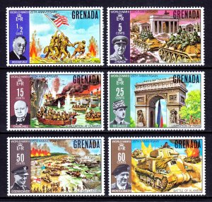 Grenada - Scott #373-378 - MH - SCV $8.75