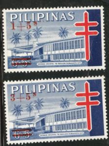 Philippines Scott B30-31 MH* semipostal TB set 1965