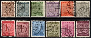 Germany  #14N1-12 F-VF Used   CV $47.25 (X6922)