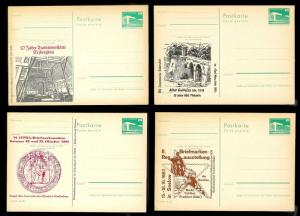 EAST GERMANY - DDR (48) Unused Cacheted Postal Cards Various Events ALL MNH