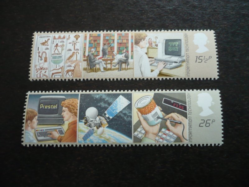 Stamps - Great Britain - Scott# 1000-1001 - Mint Never Hinged Set of 2 Stamps