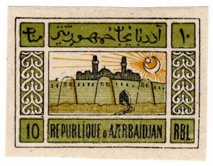 (I.B) Azerbaijan Postal : National Symbols 10k