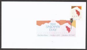 US 5246 The Snowy Day Peter leaving Footprints DCP FDC 2017