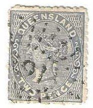 Queensland 58, used, 1879, (a294)