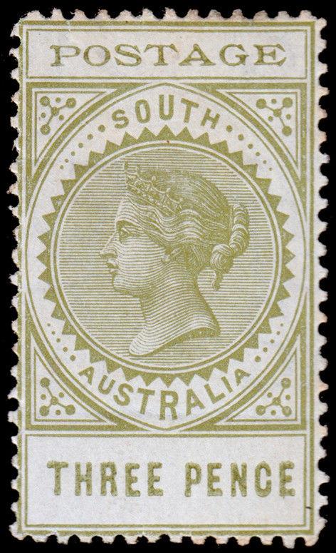 South Australia Scott 121 (1902) Mint H F-VF, CV $17.50 M