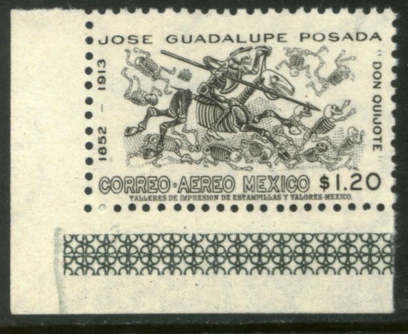 MEXICO C278 50th Anniv death of J. Guadalupe Posada MNH(811)