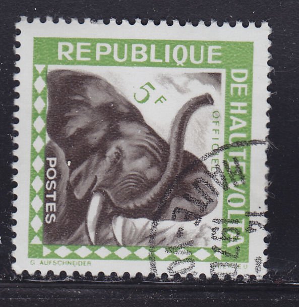 Burkina Faso O2 Elephant 1963