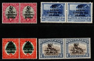 KENYA, UGANDA & TANGANYIKA SG151/4 1941-2 PICTORIAL SET MNH