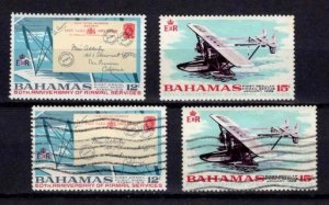 1969 Bahamas 50th Anniversary of Bahamas Airmail Services Set (Unused & Used)