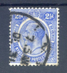 Nyasaland 2 1/2d Bright Blue SG89 Used