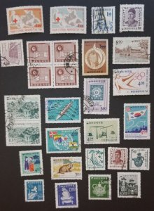 KOREA Used Vintage Stamp Lot zz159