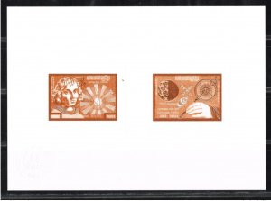 1974 Khmer Mi. 398 - 399 Nicolas Copernicus Copernicus Artist's Proof-