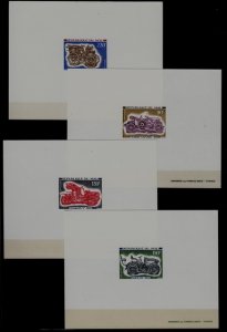 Mali 240-43 MNH epruve sheets Cars/ 190F light crease