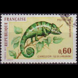 FRANCE 1971 - Scott# 1321 Chameleon Set of 1 Used