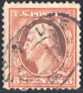 SC#379 6¢ Washington Single (1911) Used
