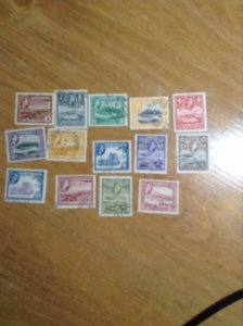 Antigua  # 107-120  Used