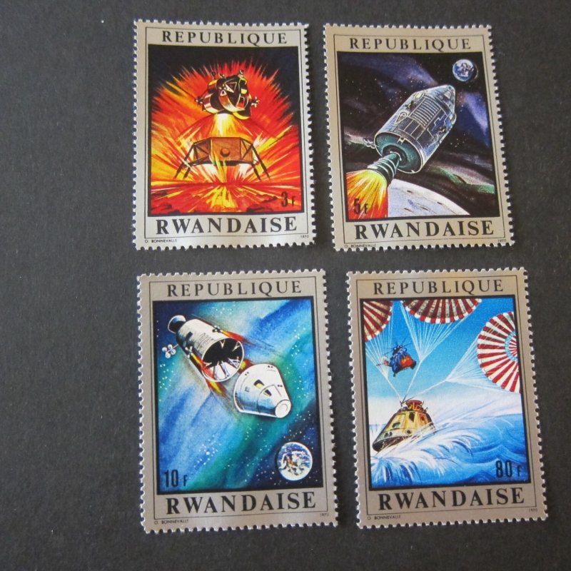 Rwanda Sc 397-80 space set MNH