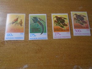 Indonesia  #  1210-13  MNH   Birds