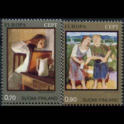 FINLAND 1975 - Scott# 572-3 Europa-Paintings Set of 2 NH