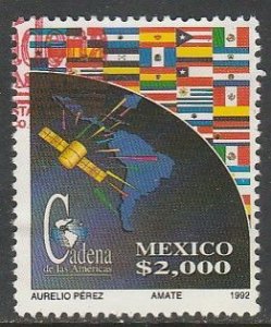 MEXICO 1760, COMMUNICATIONS SYSTEM OF THE AMERICAS. USED. VF. (1356)